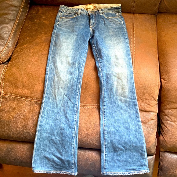 Flared jeans from brand (Paige) great condition and low rise and comfortable. - Picture 1 of 5